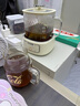 九陽（Joyoung）凈萃養(yǎng)生壺迷你家用全玻璃煮茶器 輕音燉煮 1L辦公室0金屬0膠水恒溫燒水壺 WY103 曬單實拍圖