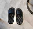 百慕傾臣踩屎感拖鞋男士夏季外穿2026新款浴室防滑eva不臭腳家用涼拖鞋女 黑色 42-43 適合41-42 曬單實(shí)拍圖