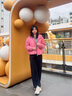波司登（BOSIDENG）2025新款輕薄羽絨服女短款90絨連帽菱格保暖防風(fēng)外套B250135316 子黛粉1738 S 160/84A 體重約110-125斤 曬單實拍圖