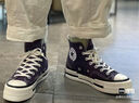 匡威（Converse）官方Chuck 70 Plus男女解構高幫運動(dòng)鞋黑色A00916C A00916C 39 曬單實(shí)拍圖