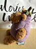 Jellycat茄子巴塞羅熊造型小熊毛絨玩具公仔生日禮物代購 茄子熊 26cm 曬單實(shí)拍圖