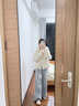 坦博爾【90鴨絨】羽絨服女戶(hù)外短款連帽保暖韓版冬季外套TBF330332J 開(kāi)心果色 XS (155) 曬單實(shí)拍圖