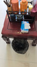 棲草院（QICAOYUAN）茶杯架子桌面置物架茶臺小博古架茶具擺件茶葉罐中式展示收納架 40長(cháng)古味杯架雙層 曬單實(shí)拍圖