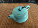 蘇氏陶瓷 汝窯茶具套裝忠義茶壺開片可養(yǎng)金線一壺兩茶杯整套功夫茶具J0137 曬單實拍圖