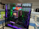 LIANLI聯(lián)力包豪斯O11 Vision Compact 海景房機(jī)箱全景無立柱MATX游戲臺式電腦臺式機(jī)主機(jī)箱 三面玻璃360水冷 包豪斯黑色機(jī)箱+圖靈智顯8.8機(jī)箱副屏 O11 Vision co 曬單實(shí)拍圖
