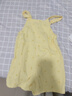 IEFMINI【愛(ài)依服童裝】2025夏季新款甜美可愛(ài)洋氣女童背帶套褲 黃 140 曬單實(shí)拍圖