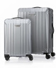 新秀麗（Samsonite）行李箱20英寸+28英寸拉桿箱子母套裝箱旅行密碼箱N(xiāo)X0銀色 曬單實(shí)拍圖