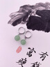 銀瑜 復(fù)古簡約氣質(zhì)輕奢仿和田玉耳環(huán)女國風(fēng)耳墜玉石高級感女神耳環(huán) 新中式復(fù)古風(fēng)耳扣 曬單實(shí)拍圖