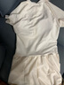 梵迪拉（F.DYRAA）泳衣女連體速干遮肉顯瘦透氣大碼泳衣溫泉游泳三件套15045米白2XL 曬單實(shí)拍圖