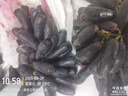 【現(xiàn)摘】藍寶石金手指葡萄新鮮孕婦水果整串美人指鮮果無籽黑提子 3斤 曬單實拍圖