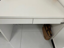 全友家居 家用書(shū)桌學(xué)習桌化妝小戶(hù)型臥室工作臺辦公桌電腦桌子 曬單實(shí)拍圖
