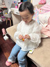 圖圖小象女童娃娃衫兒童蕾絲小衫親子薄款遮陽(yáng)長(cháng)袖 白色  110 身高約110cm 曬單實(shí)拍圖