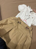 POLOWALK童裝夏季新品休閑百搭氣質(zhì)公主女童裙褲AROW527D0101 卡其 110 曬單實拍圖