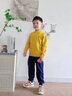 POLOWALK童裝男童長(cháng)袖針織衫2025秋季新品毛衣簡(jiǎn)系中高領(lǐng)套頭外套 黃色 150 150cm 曬單實(shí)拍圖