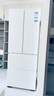 海爾（Haier）冰箱 小紅花【新品】416升594超薄零嵌入式法式多門風(fēng)冷無霜黑金凈化三檔變溫一級雙變頻節(jié)能冰箱 416升+594mm超薄零嵌+黑金凈化+三檔變溫 曬單實拍圖