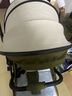 XUM嬰兒推車(chē)嬰兒車(chē)0-6歲用折疊可坐可躺帶減震輕便可換向遛娃神器 【雙向+折疊可拖行】PU輪輕奢綠 曬單實(shí)拍圖