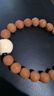 尼泊爾鳳眼菩提15mm手串菩提子沉象牙果度母配飾文玩佛珠禮品手持 鳳眼手持度母款15mm 曬單實(shí)拍圖