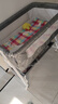 ANGI BABY新生兒嬰兒床帶尿布臺(tái)可拼接大床寶寶搖搖床可移動(dòng)多功能哄睡神器 莫蘭迪灰 尿布臺(tái)+椰棕棕墊+禮包 曬單實(shí)拍圖