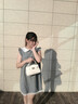 CinvaiKrose【葉一茜同款】凱莉包包女款2025年手提斜挎包生日七夕情人節(jié)禮物 奶油白【送女友老婆女生禮物走心】 曬單實(shí)拍圖