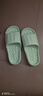拖鞋女款夏季外穿室內家居家用情侶EVA浴室洗澡防滑男涼拖鞋男夏 綠色 38-39 碼適合37-38腳 曬單實(shí)拍圖