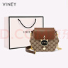 viney新款斜挎包包女包品牌水桶包輕奢單肩生日禮物送女友老婆 【咖啡色】實(shí)用高級感洋氣鏈條包 曬單實(shí)拍圖