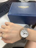 浪Longines手表琴女真鉆名牌全自動機械表十大品牌防水鏤空情侶表 L789間金白面女 送表帶+手鏈 曬單實拍圖