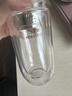 華象高檔雙層玻璃杯便攜泡茶杯鵝蛋杯商務(wù)水杯車(chē)載便攜耐高溫男杯子 390ml 曬單實(shí)拍圖