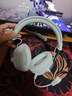 iKF V11 Max四模游戲耳機頭戴式無(wú)線(xiàn)電競驅動(dòng)藍牙有線(xiàn)FPS專(zhuān)用7.1聲場(chǎng)三角洲無(wú)畏契約聽(tīng)聲辨位 白藍色 曬單實(shí)拍圖