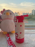 史努比（SNOOPY）兒童保溫杯學(xué)生上學(xué)專用水杯食品級316吸管隨行杯大容量便攜水壺 【升級】蘋果紅520ML【一杯三飲】 曬單實拍圖