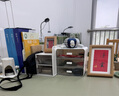 得力（deli）多功能桌面書(shū)立架書(shū)收納桌上文件收納盒抽屜式置物架書(shū)擋學(xué)生/辦公用品白色PK110 曬單實(shí)拍圖