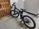 EROADE德國兒童折疊自行車(chē)男孩青少年初中小學(xué)生鋁合金山地車(chē)中大童女孩 全鋁合金造-黑色 24寸24速【競賽款】150-170cm 曬單實(shí)拍圖