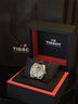 天梭（TISSOT）【官方授權(quán)店】風(fēng)度系列80機械機芯鏤空盤Nivachron游絲瑞士男表 鏤空灰盤鋼帶T127.407.11.081.00 曬單實拍圖