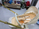qborn白鹿新生兒小孩米色嬰兒車高景觀雙向輕便折疊寶寶兒童推車 玉蘭白 曬單實拍圖