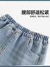 迪士尼童裝開學(xué)兒童衛(wèi)衣套裝2025秋季新款韓版女童闊腿牛仔褲卡通秋裝 曬單實(shí)拍圖