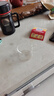 六色茶杯含杯架加厚耐熱玻璃品茗杯水杯帶把杯功夫茶具喝茶收納 單杯90毫升 曬單實拍圖
