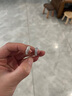 白嵐白貝耳圈925銀耳環(huán)女時尚精致小眾氣質輕奢飾品生日禮物送老婆 曬單實拍圖