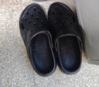 名創(chuàng  )優(yōu)品（MINISO）洞洞鞋男士夏季外穿防滑厚底eva踩屎感涼鞋防臭海邊沙灘包頭拖鞋 曬單實(shí)拍圖