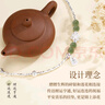 中國(guó)珠寶七夕情人節(jié)禮物蓮花碎銀幾兩手鏈女和田玉手串好運(yùn)蓮蓮送女友 曬單實(shí)拍圖