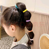 玖維婭兒童橡皮筋發(fā)圈女童不傷發(fā)小號扎頭發(fā)飾寶寶發(fā)繩可愛高彈頭繩 JYFQ172隨機(jī)色50根（不指定） 曬單實(shí)拍圖