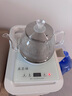 益茶福全自動上水電熱水壺茶臺燒水壺飲水燒水一體機玻璃底部上水單壺茶幾煮茶壺保溫泡茶壺開水壺煲水壺 1L 藍光玻璃壺ZC-S516套裝 曬單實拍圖