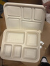 百草園一次性五格餐盒可降解外賣盒飯環(huán)保餐盒食品級(jí)大容量 50套 曬單實(shí)拍圖