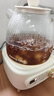 九陽(yáng)（Joyoung）凈萃全玻璃0膠水養生壺  辦公室多功能煮茶器花茶壺 燒水壺恒溫電熱水壺 24h預約保溫 1L WY107 曬單實(shí)拍圖