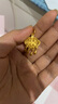 周生生 黃金吊墜 足金長(cháng)命金鎖 如意順遂祝福新生禮不含項鏈 91005P計價(jià) 5.82克(含工費200元) 曬單實(shí)拍圖