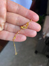 潮宏基足金5G黃金手鏈女生日禮物計(jì)價(jià) 花韻 SCG30006274 約3.6g 曬單實(shí)拍圖