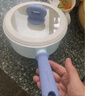 卡羅特奶鍋不粘鍋嬰兒寶寶輔食鍋麥飯石小鍋煎煮面家用蒸湯鍋 20cm套裝 曬單實(shí)拍圖