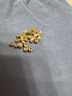 行金銀中黃金吊墜 足金999蹦迪珠DIY項(xiàng)鏈吊墜 菱形珠編繩掛墜送禮生日禮物 蹦迪珠吊墜（多顆）克重多退少補(bǔ) 約0.9克 曬單實(shí)拍圖