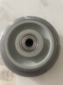 森桓（SENHUAN） 橡膠凈音萬(wàn)向輪輪子帶剎車(chē)平板推車(chē)拖車(chē)輪重型腳輪滑輪轱轆轉向 4寸單輪 （4只裝） 曬單實(shí)拍圖