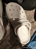 卡駱馳（crocs）云朵女鞋洞洞鞋厚底增高涼鞋戶(hù)外沙灘鞋包頭透氣拖鞋 W6 曬單實(shí)拍圖