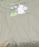 芬騰夏季薄款短袖純棉家居服大碼可愛(ài)睡衣全棉女款連衣睡裙 草綠 XL 曬單實(shí)拍圖
