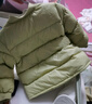 巴拉巴拉童裝寶寶羽絨服保暖嬰兒外套兒童冬季兩件套萌趣男童女童 軍綠40610 90 外套充絨量30g+馬甲充絨量18g 曬單實(shí)拍圖